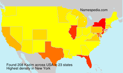 Surname Kazim in USA Surname Kazim in USA