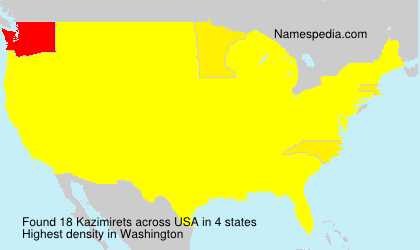 Surname Kazimirets in USA Surname Kazimirets in USA