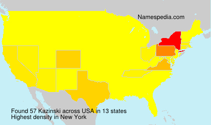 Surname Kazinski in USA Surname Kazinski in USA