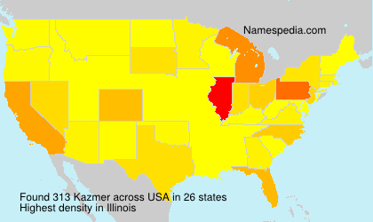 Surname Kazmer in USA Surname Kazmer in USA