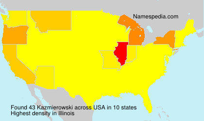 Surname Kazmierowski in USA Surname Kazmierowski in USA