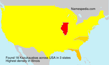 Surname Kazukauskas in USA Surname Kazukauskas in USA
