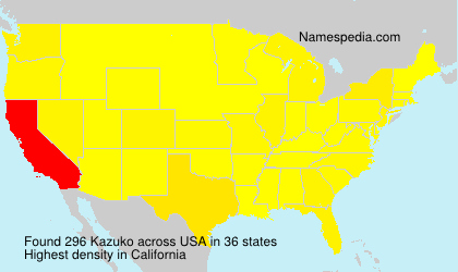 Surname Kazuko in USA