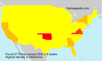 Surname Kchao in USA
