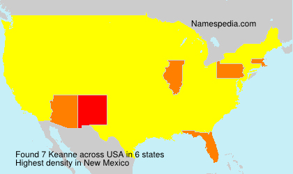 Surname Keanne in USA Surname Keanne in USA