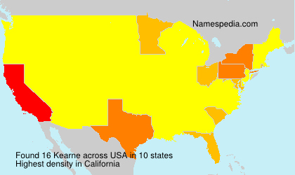 Surname Kearne in USA Surname Kearne in USA