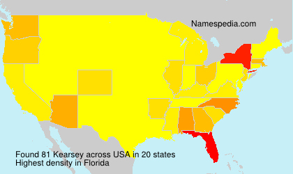 Surname Kearsey in USA Surname Kearsey in USA