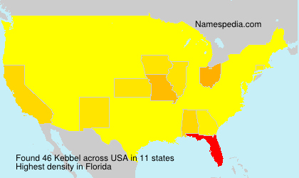 Surname Kebbel in USA Surname Kebbel in USA