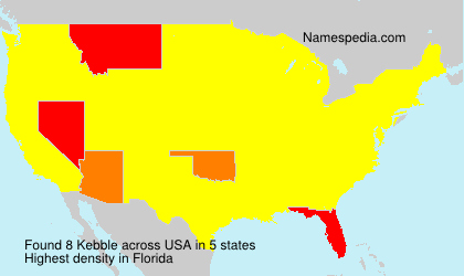 Surname Kebble in USA Surname Kebble in USA