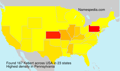 Surname Kebert in USA Surname Kebert in USA