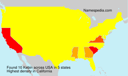 Surname Kebin in USA Surname Kebin in USA