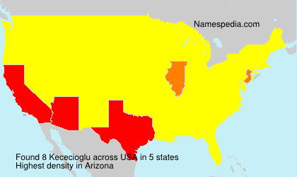 Surname Kececioglu in USA Surname Kececioglu in USA