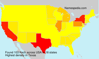 Surname Kech in USA Surname Kech in USA