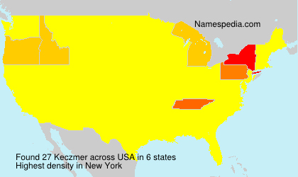 Surname Keczmer in USA Surname Keczmer in USA