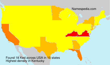 Surname Ked in USA Surname Ked in USA