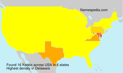 Surname Kedda in USA Surname Kedda in USA