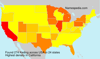 Surname Keding in USA Surname Keding in USA
