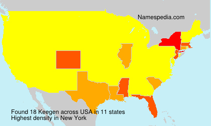 Surname Keegen in USA Surname Keegen in USA