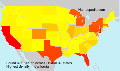Surname Keelan in USA Surname Keelan in USA