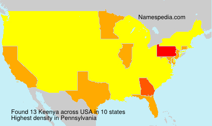 Surname Keenya in USA Surname Keenya in USA