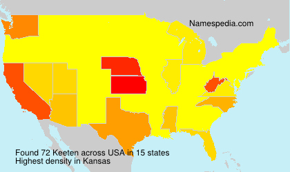 Surname Keeten in USA Surname Keeten in USA