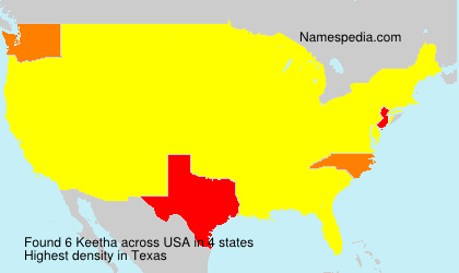 Surname Keetha in USA Surname Keetha in USA