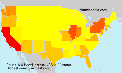 Surname Keevil in USA Surname Keevil in USA