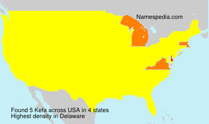 Surname Kefa in USA Surname Kefa in USA