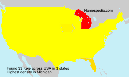 Surname Keie in USA Surname Keie in USA