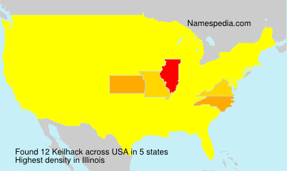 Surname Keilhack in USA Surname Keilhack in USA