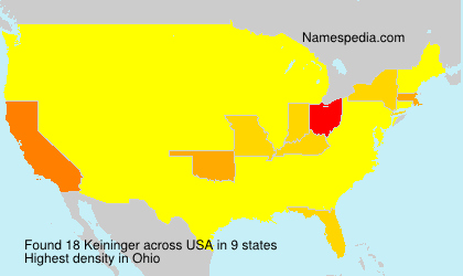 Surname Keininger in USA Surname Keininger in USA