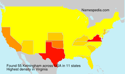Surname Keiningham in USA Surname Keiningham in USA