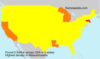 Surname Keithe in USA Surname Keithe in USA