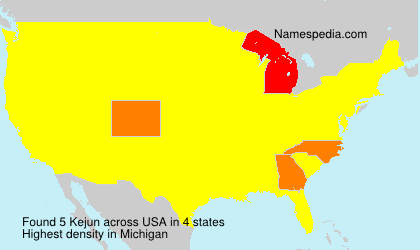 Surname Kejun in USA Surname Kejun in USA
