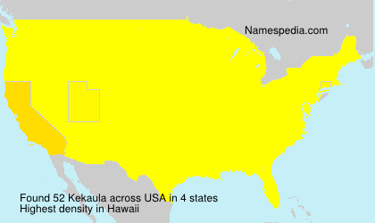 Surname Kekaula in USA Surname Kekaula in USA