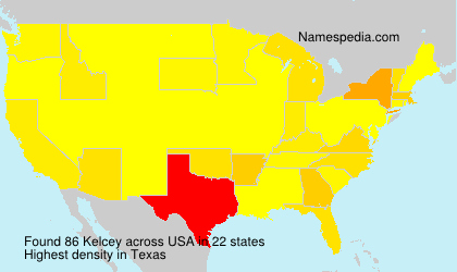 Surname Kelcey in USA Surname Kelcey in USA