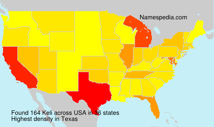 Surname Keli in USA Surname Keli in USA
