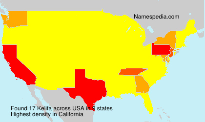 Surname Kelifa in USA Surname Kelifa in USA