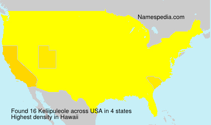 Surname Keliipuleole in USA Surname Keliipuleole in USA