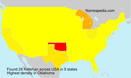 Surname Kellehan in USA