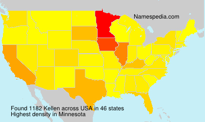 Surname Kellen in USA Surname Kellen in USA