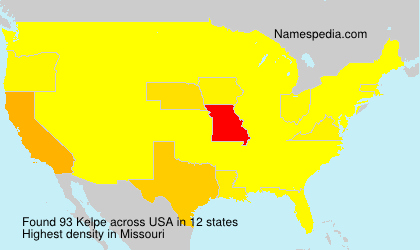Surname Kelpe in USA Surname Kelpe in USA