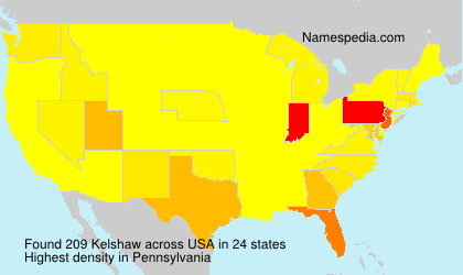 Surname Kelshaw in USA Surname Kelshaw in USA