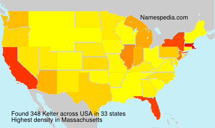 Surname Kelter in USA Surname Kelter in USA