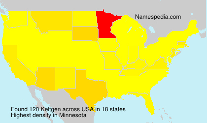 Surname Keltgen in USA Surname Keltgen in USA