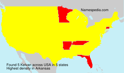 Surname Kelvan in USA Surname Kelvan in USA