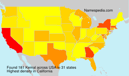 Surname Kemal in USA Surname Kemal in USA