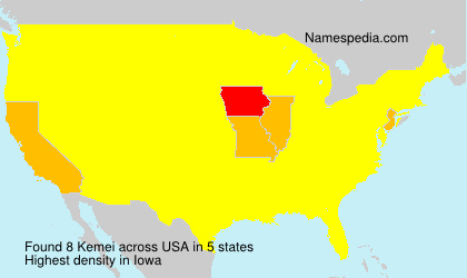 Surname Kemei in USA Surname Kemei in USA