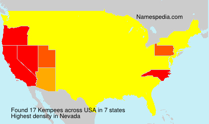 Surname Kempees in USA Surname Kempees in USA