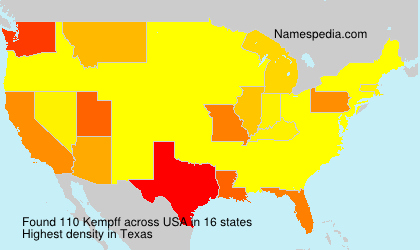 Surname Kempff in USA Surname Kempff in USA